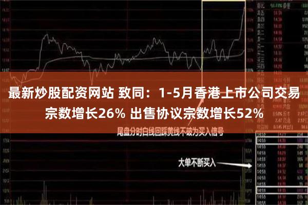 最新炒股配资网站 致同：1-5月香港上市公司交易宗数增长26% 出售协议宗数增长52%