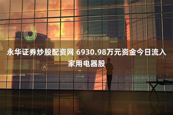 永华证券炒股配资网 6930.98万元资金今日流入家用电器股